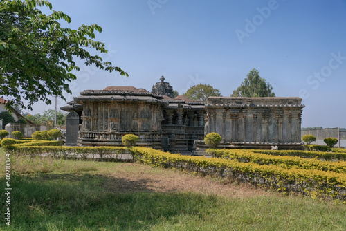 Bucesvara Temple, Koravangala, Hassan, Karnataka state, India. This Hoyasala architectural temple was built in 1173 A.D. photo