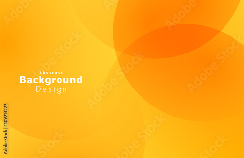 Abstract Yellow colorful geometric background ,transparent circle in green background , Modern background design for presentation design , illustration Vector EPS 10