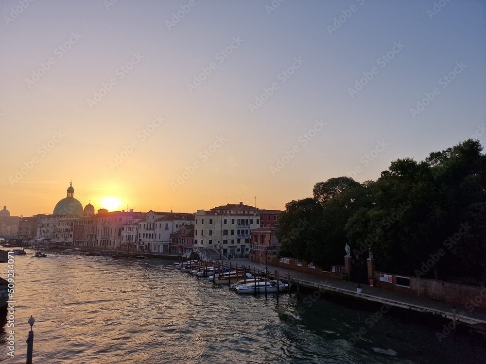 sunrise at Venice