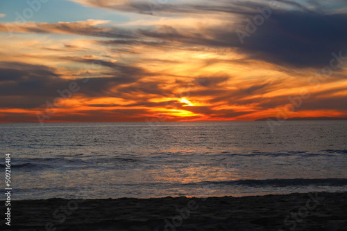 Sunset in Orange County, California 