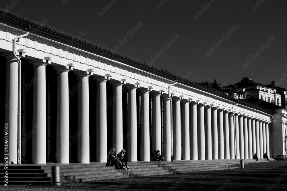 Fototapeta premium columns of the building