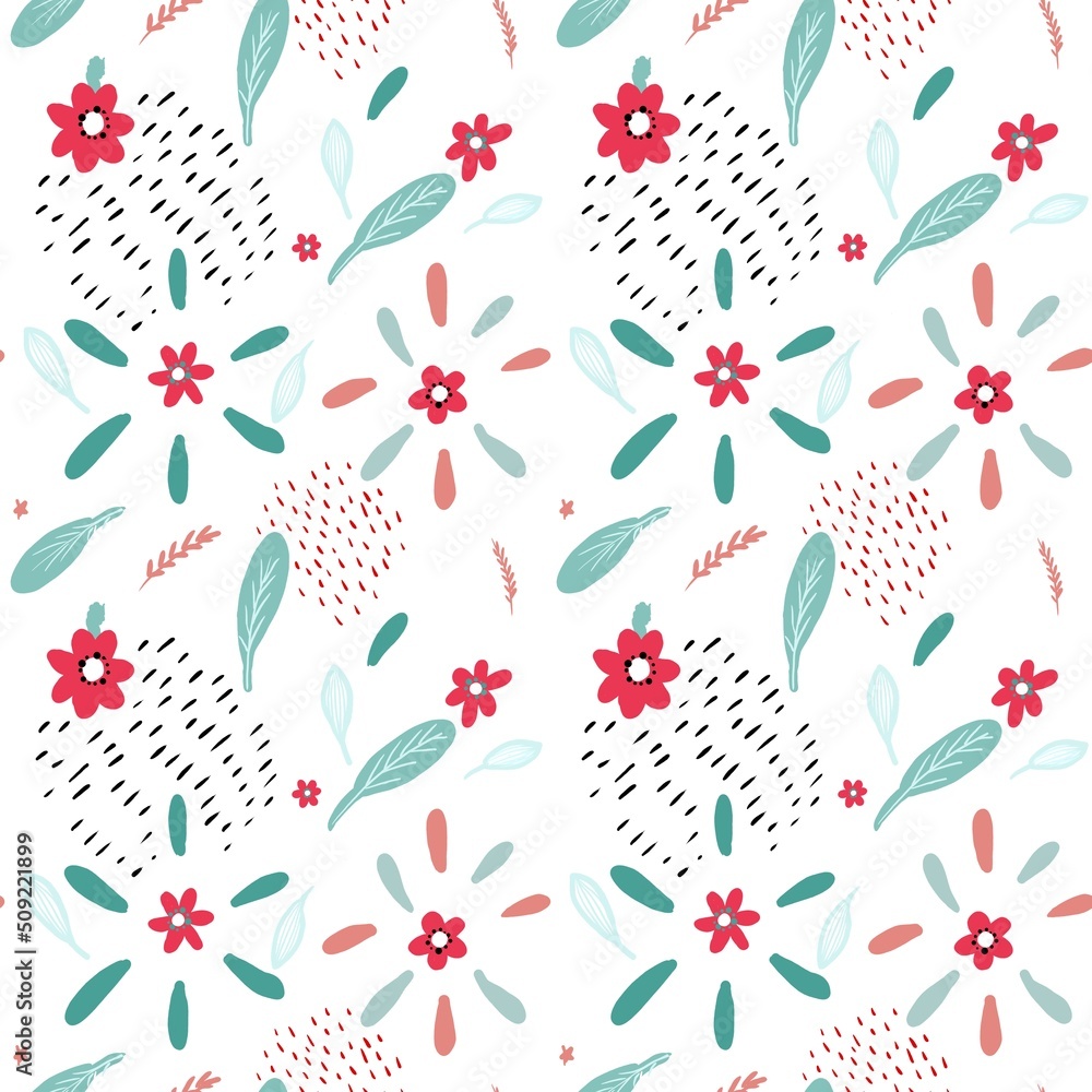 seamless pattern with flowers seamless pattern with flowers