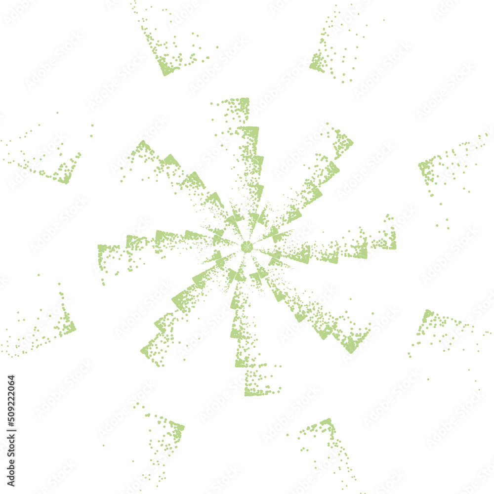 Fototapeta premium Noise gradient swirl algorithm implementation illustration