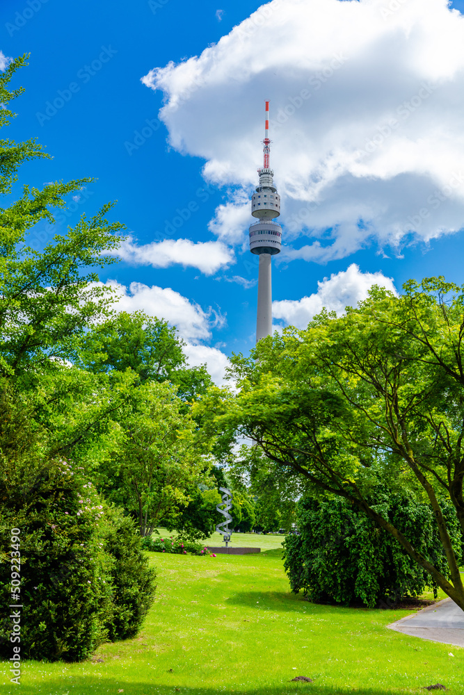 Obraz premium landscape with trees and sky