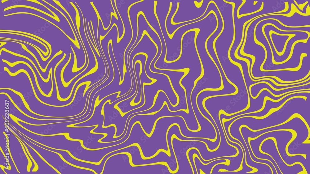 Purple topographic backgrounds and textures with abstract art creations, random yellow waves line background Purple topographic backgrounds and textures with abstract art creations, random yellow waves line background