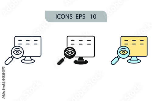 detection icons  symbol vector elements for infographic web © AHMAD