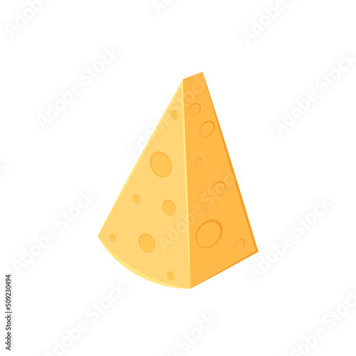 Cheese icon vector. Cheese on white background. logo design.