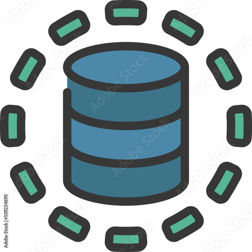 Data Circle Icon