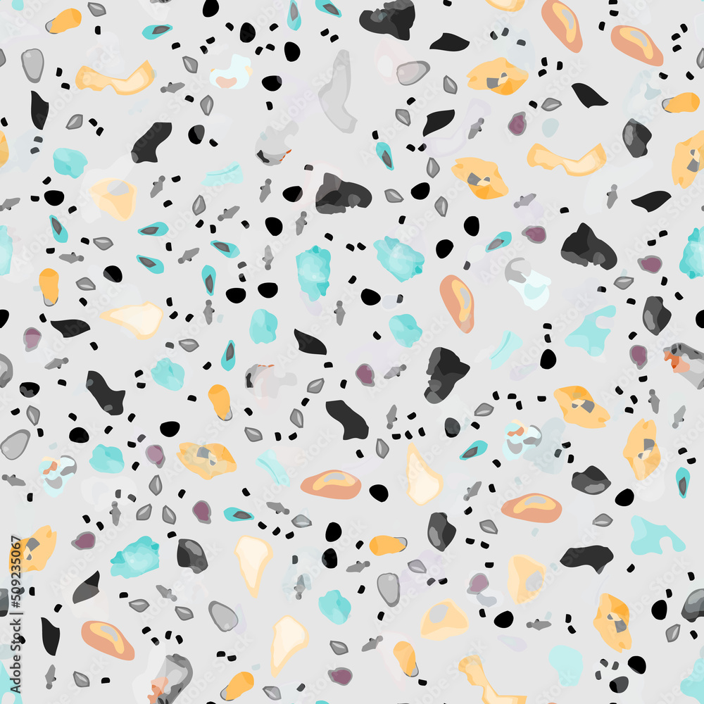 Terrazzo Texture Vector. Flooring Seamless Pattern Terrazzo Texture Vector. Flooring Seamless Pattern