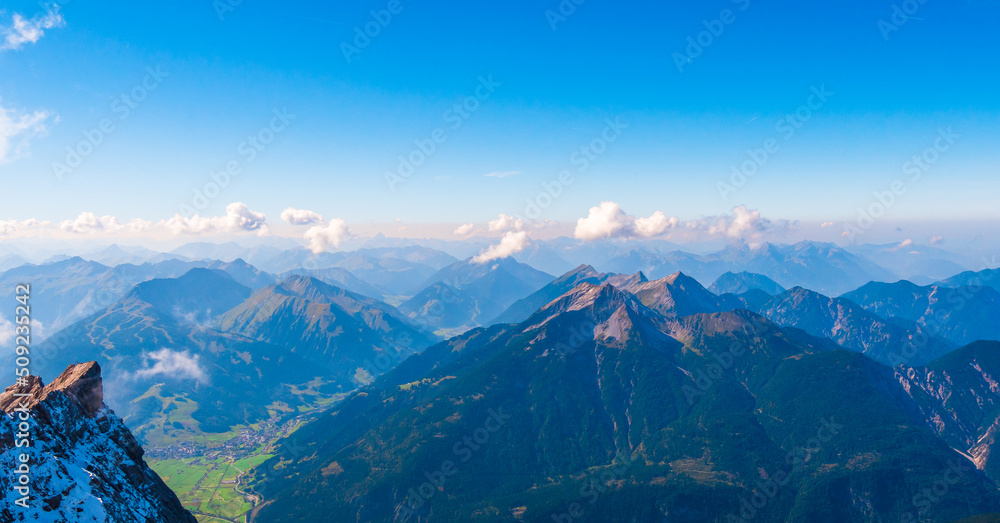 Garmisch partenkirchen zugspitze with alps