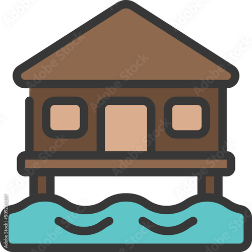 Seafront Hut Icon