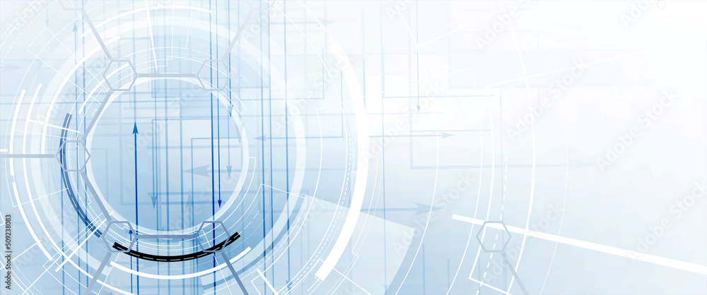 Obraz premium Technology data background, idea of global business solution