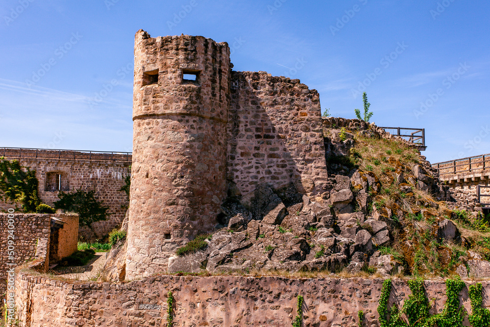 Hohlandsbourg, castle, Wintzenheim, Medieval, Fortified castle, 1279, Fortress, France Hohlandsbourg, castle, Wintzenheim, Medieval, Fortified castle, 1279, Fortress, France