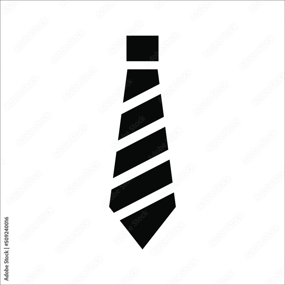 Tie icon in trendy flat style isolated on white background, Tie symbol for your website design, logo, app, UI, Vector illustration, EPS10.