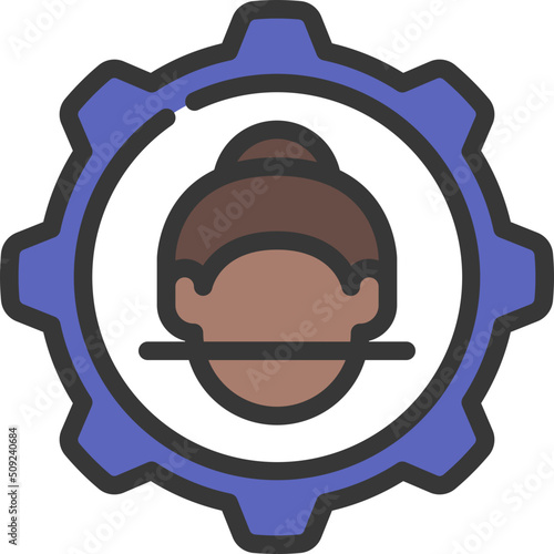 Face Scan Processing Icon