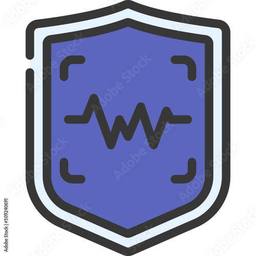 Voice Recognition Shield Icon