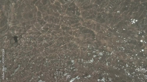 Wallpaper Mural Shadow of a drone on a sandy beach Torontodigital.ca