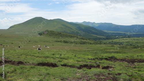 randonn  e autour du lac de Gu  ry  Auvergne