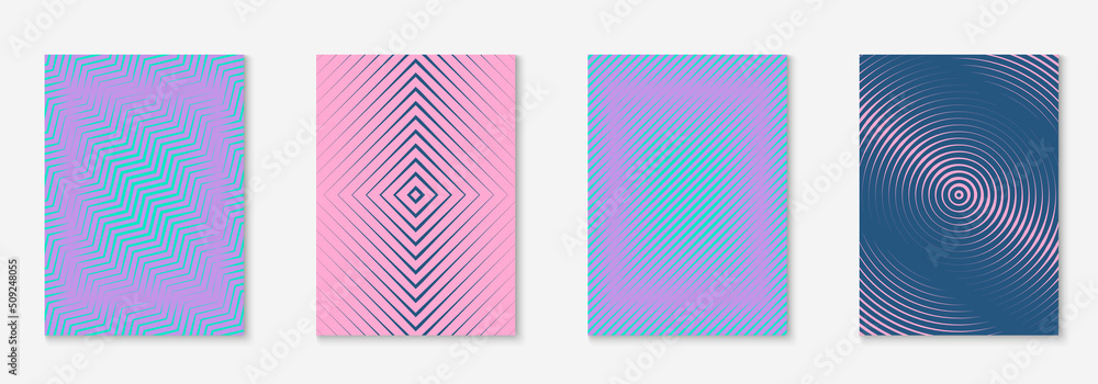 Abstract shapes cover and template with line geometric elements. Abstract shapes cover and template with line geometric elements.