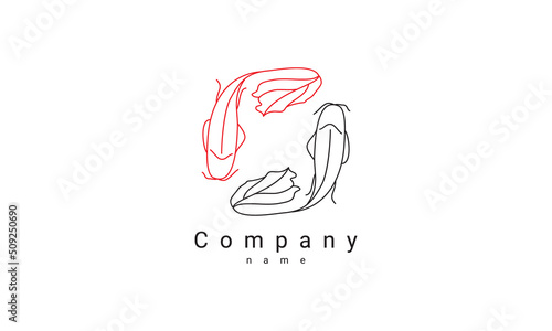 koi fish logo 