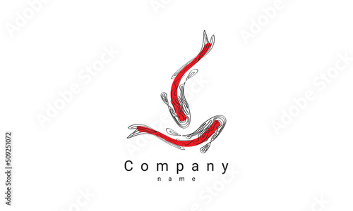 koi fish logo 
