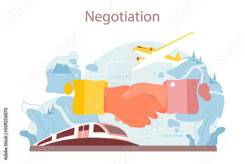 Travel agency services. Transfer, tourists transportation from airport