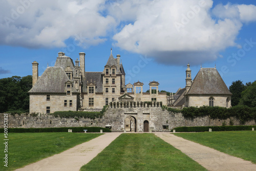 Castle of Kerjean in Brittany, France