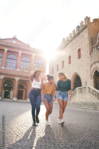 Photography Vertical photo of Fantastic time spent with best friends