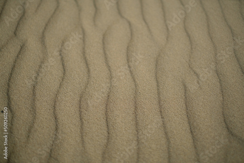 Sand patterns on the beach