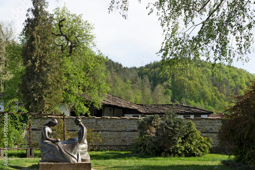 Center of town of Tryavna, Gabrovo region, Bulgaria photo