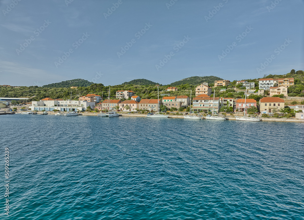 Sali old town port at Dugi Otok Croatia
