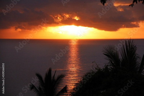 Sunrise, Sogod bay Cebu Strait, Catmon Cebu, Philippines