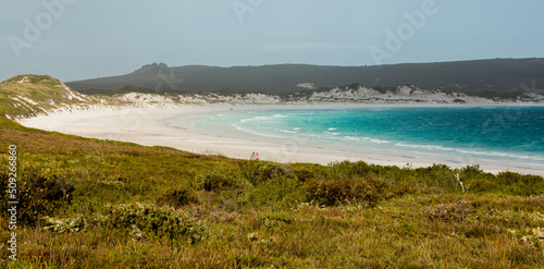 Amazing blue crystal water and white sand beach - Cape le Grand, Esperance WA, Australia