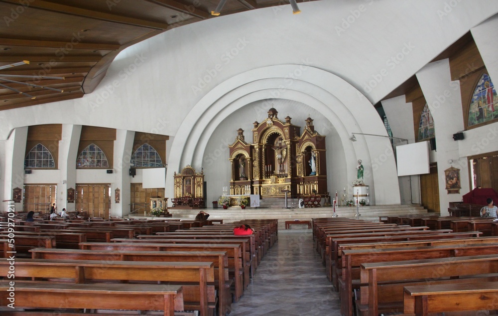 The Saint Peter Metropolitan Cathedral or San Pedro Cathedral or Davao Cathedral, Davao del Sur, Philippines