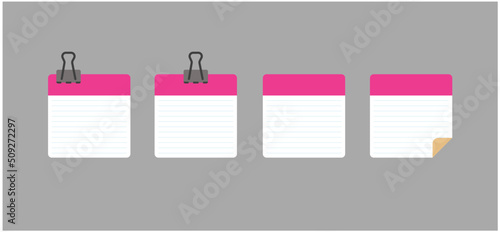 Notepad to jot down reminders and information.