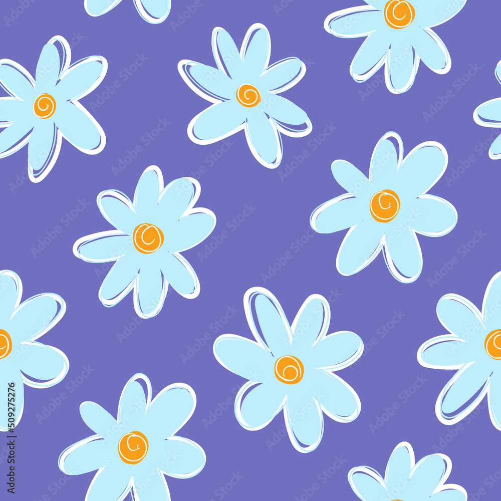 Obraz premium Floral seamless pattern. Spring paper. Flowers pattern.