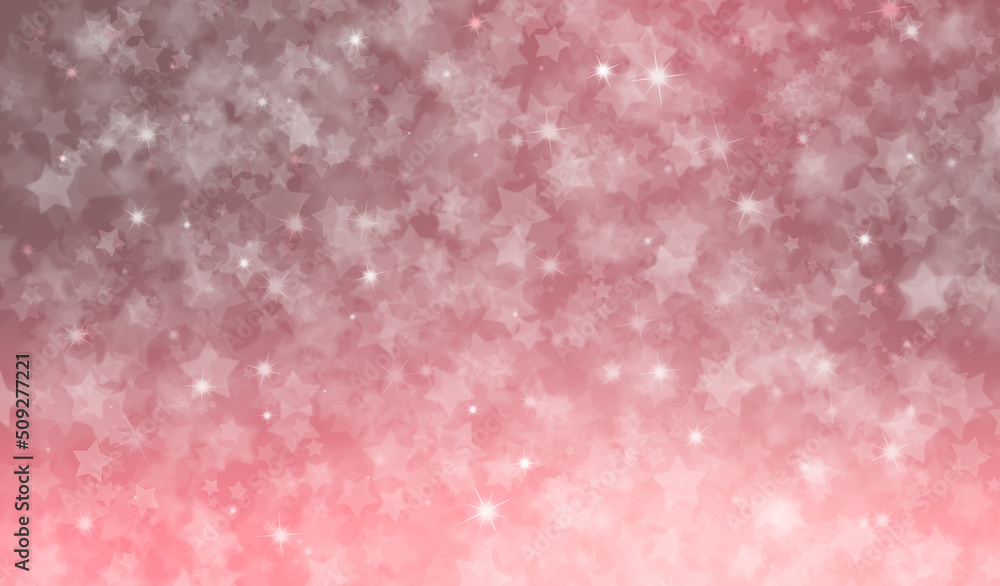 Christmas pink glowing background. abstract glitter bokeh backdrop with blinking stars. Christmas pink glowing background. abstract glitter bokeh backdrop with blinking stars.