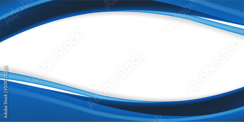 Liquid abstract background. Blue fluid vector banner template for social media, web sites.