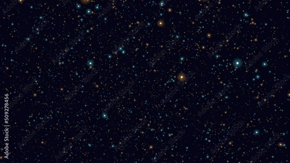 Fly neon stars and space dust in deep dark galaxy, abstract corporate, holidays and futuristic style background Fly neon stars and space dust in deep dark galaxy, abstract corporate, holidays and futuristic style background