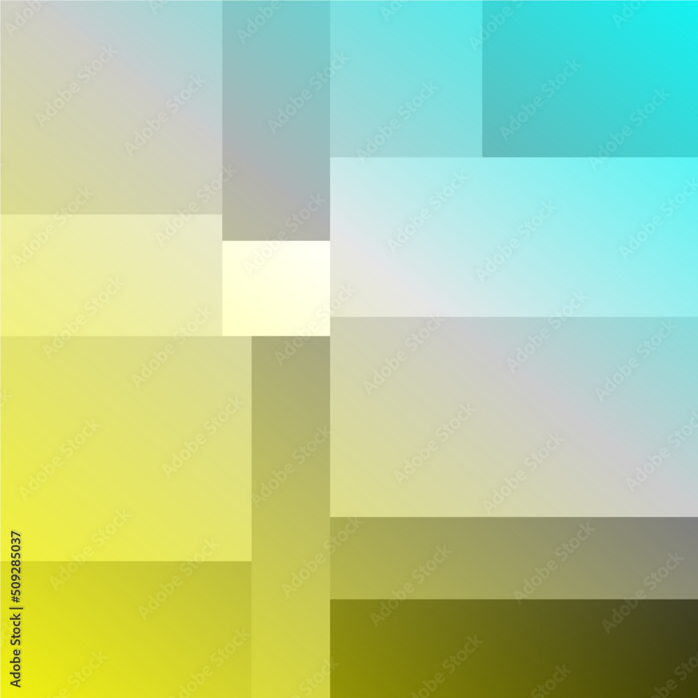 Vector gradient blue, yellow and black