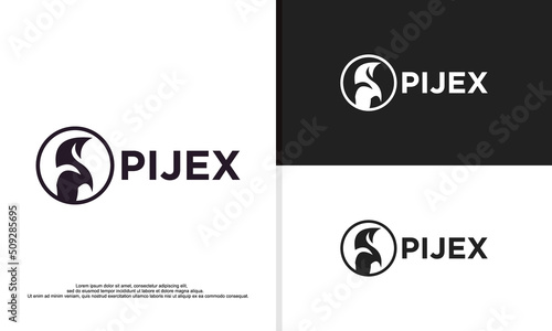logo illustration vector graphic of Penguin