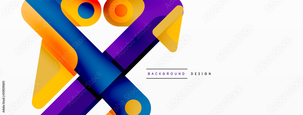 Colorful dynamic stripe composition. Lines geometric creative abstract background for wallpaper, banner or landing Colorful dynamic stripe composition. Lines geometric creative abstract background for wallpaper, banner or landing