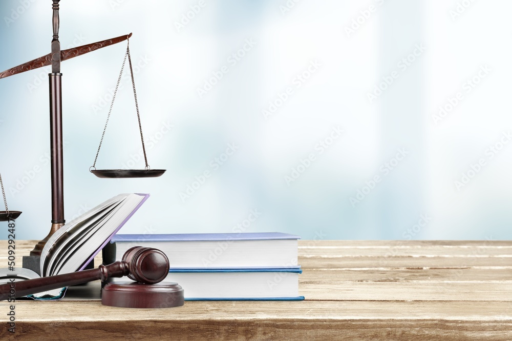 Judge gavel on law books in court, law and justice concept. Judge gavel on law books in court, law and justice concept.