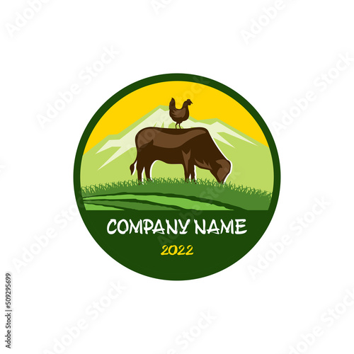 farm logo   agriculture logo vector