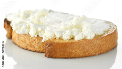 Cream cheese  On sliced Bread