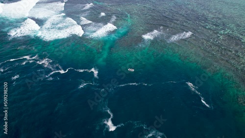view of the Indian Ocean in mauritius