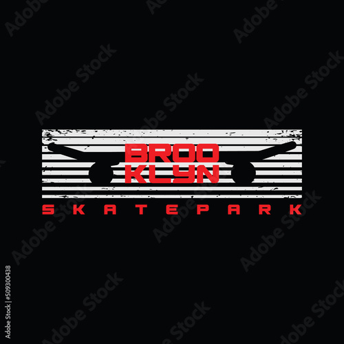Skateboard vector illustration typography, perfect for t-shirts, hoodies, prints etc.