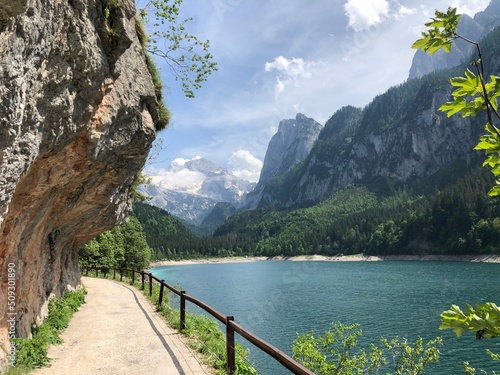 Bild auf Leinwand Bergsee