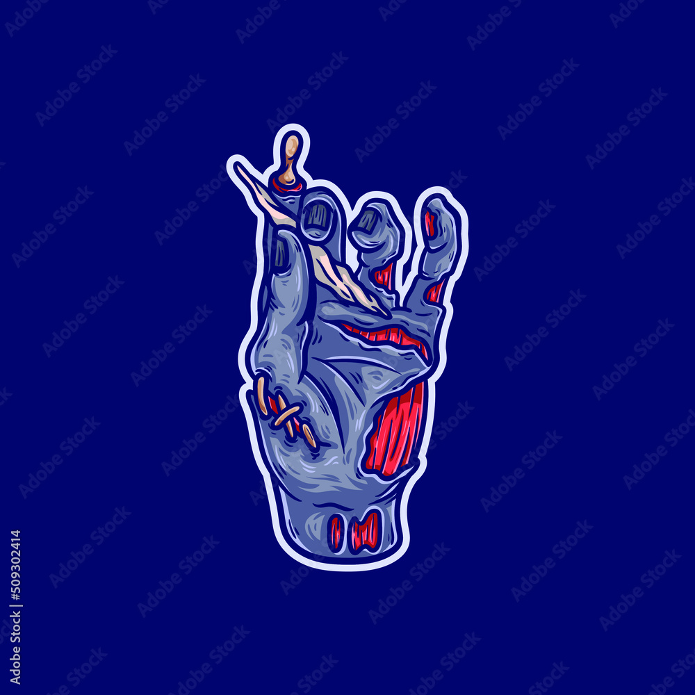 a vector illustration of a blue zombie hand holding a weed joint with dirty nails a vector illustration of a blue zombie hand holding a weed joint with dirty nails