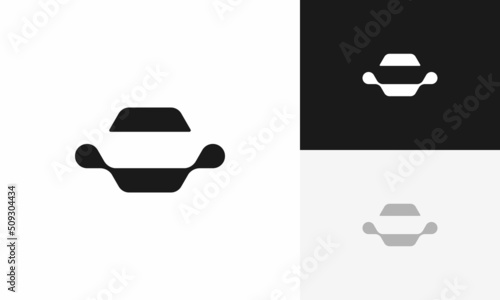 car silhouette abstract logo design